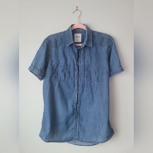 Koton Denim Button Up Tee Shirt